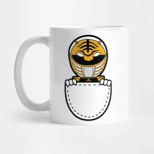 Cute White Ranger In Pocket Mug